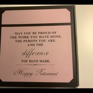 Retirement gift for the woman you admire!